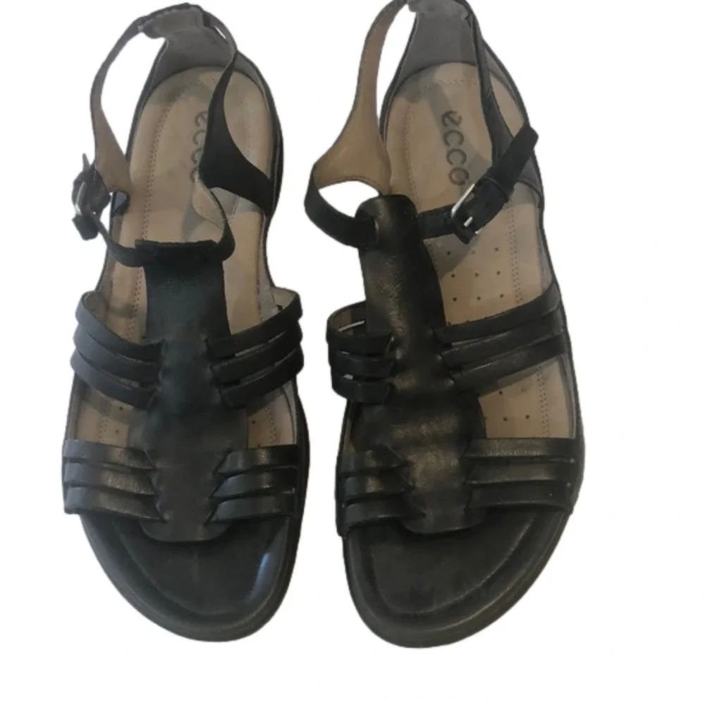 𝅺ECCO very comfortable!black sandals size 41